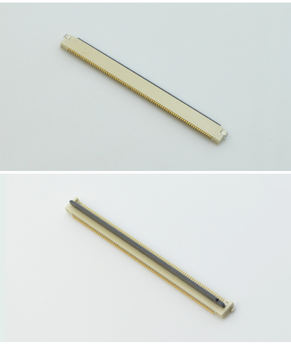 fpc連接器 datasheet-0.5間距fpc連接器fpc 翻蓋連接器-宏利