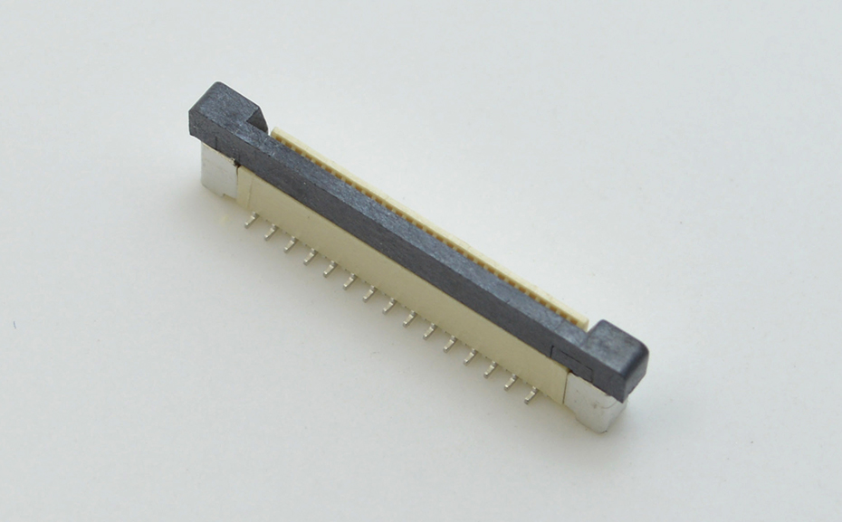 0.5間距fpc連接器立式錯位腳連接器16P/18/20/22/24/25/26/28/30P正位FPC連接器