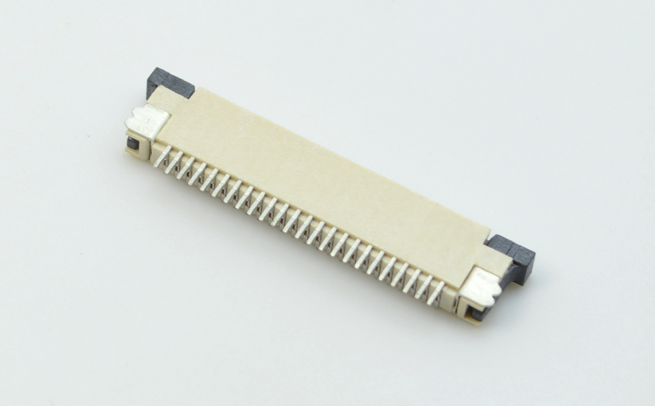 廠家供應(yīng)0.8間距FPC連接器系 18PIN-36P鍍錫 FPC/FFC貼片連接觸頭,宏利