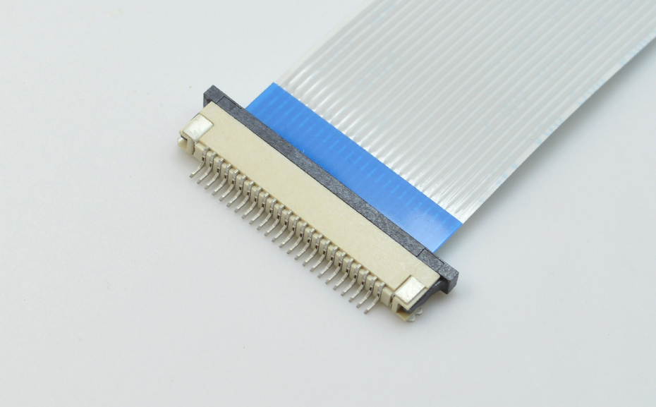 廠家供應(yīng)0.8間距FPC連接器系 18PIN-36P鍍錫 FPC/FFC貼片連接觸頭,宏利