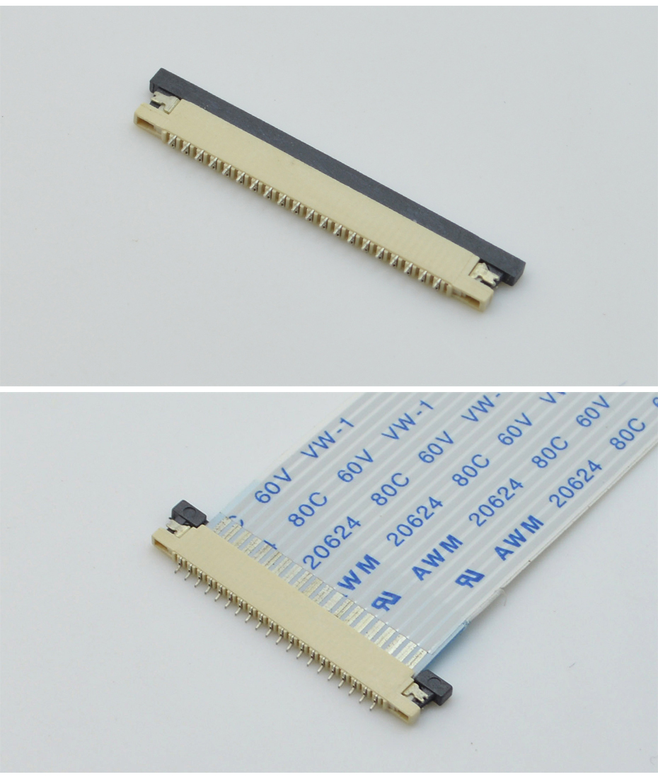 fpc ffc連接器-1.0間距fpc連接器fpc連接器 上接-宏利