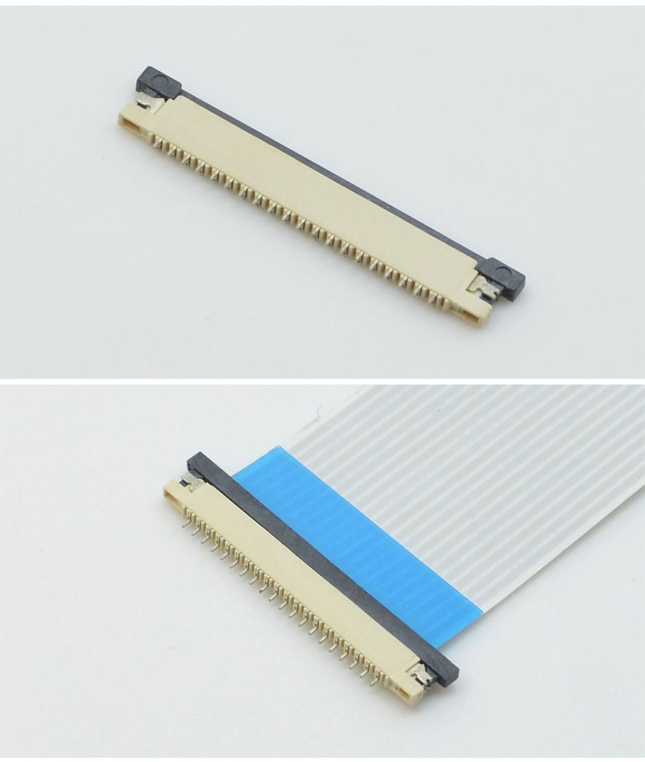 fpc單排5pin連接器-fpc連接器型號(hào)1.0fpc連接器11s 下接6x-宏利