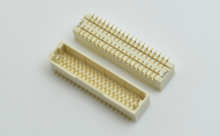 1.0MM 20P 2*10 H4.0雙排側(cè)臥貼片 線對板連接器 側(cè)邊插 貼片針座,宏利