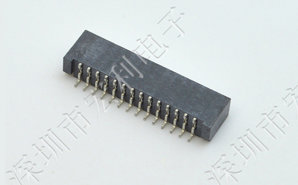 ffc fpc連接器1.25mm臥式扁平插座4P-20P工控儀器 上下接觸軟排線(xiàn)連接器