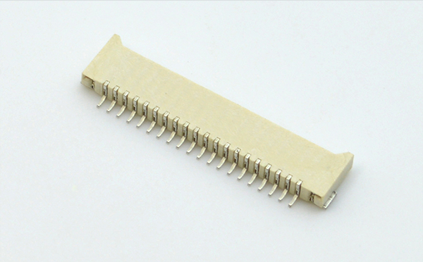 FFC/FPC連接器 1.0MM 4P 超薄雙面接觸 臥式貼片無(wú)鎖 帶焊盤(pán) H2.0