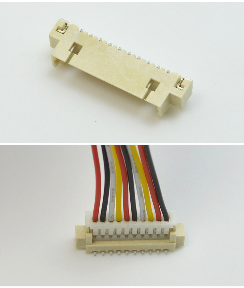MX1.25MM耐高溫立貼PCB插座頭 1.25間距5PIN 線對板連接器 接插件