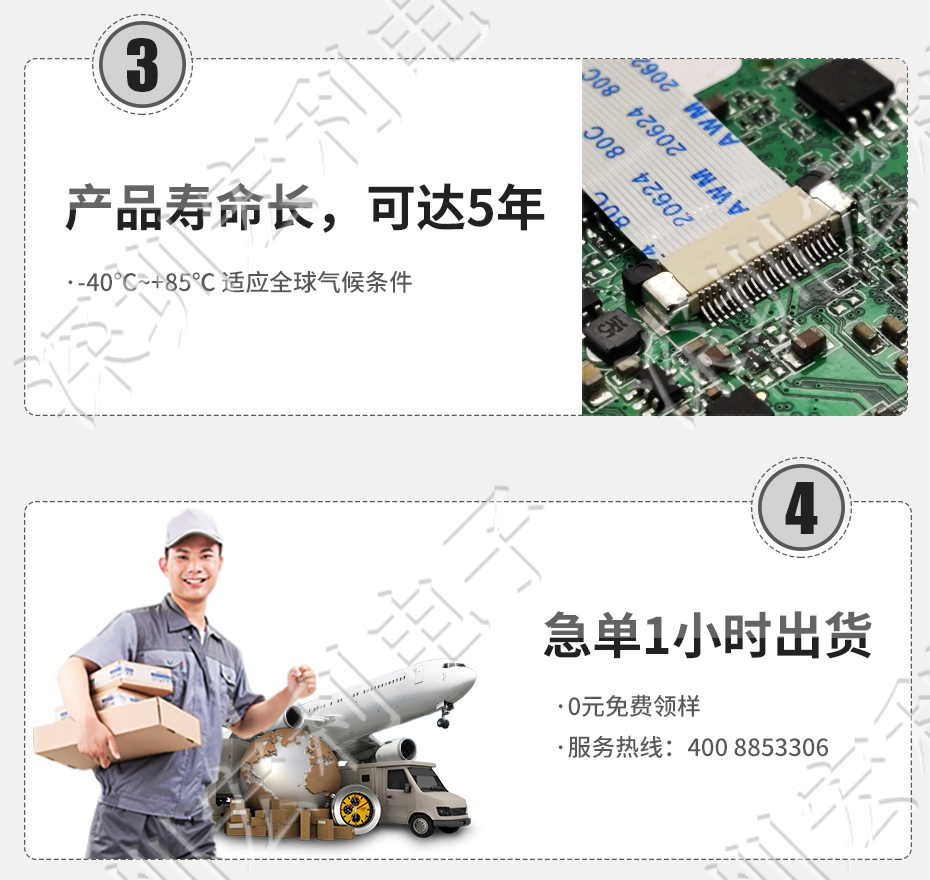 FPC連接器 間距0.5mm 高H1.0 40P下接翻蓋 SMT耐高溫貼片連接器