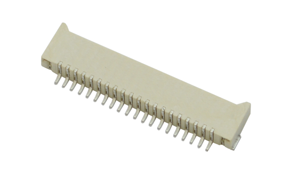 FFC/FPC連接器 FPC座 1.0mm間距 6P 臥式貼片無鎖 雙面接觸,宏利