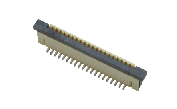 上海fpc連接器生產(chǎn)商-fpc連接器1mm間距立式fpc連接器-宏利