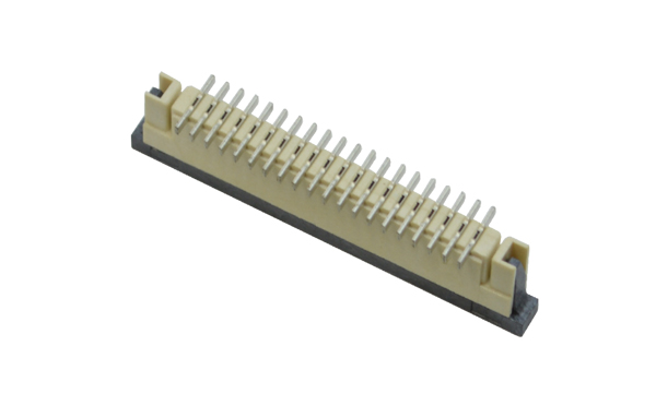 上海fpc連接器生產(chǎn)商-fpc連接器1mm間距立式fpc連接器-宏利