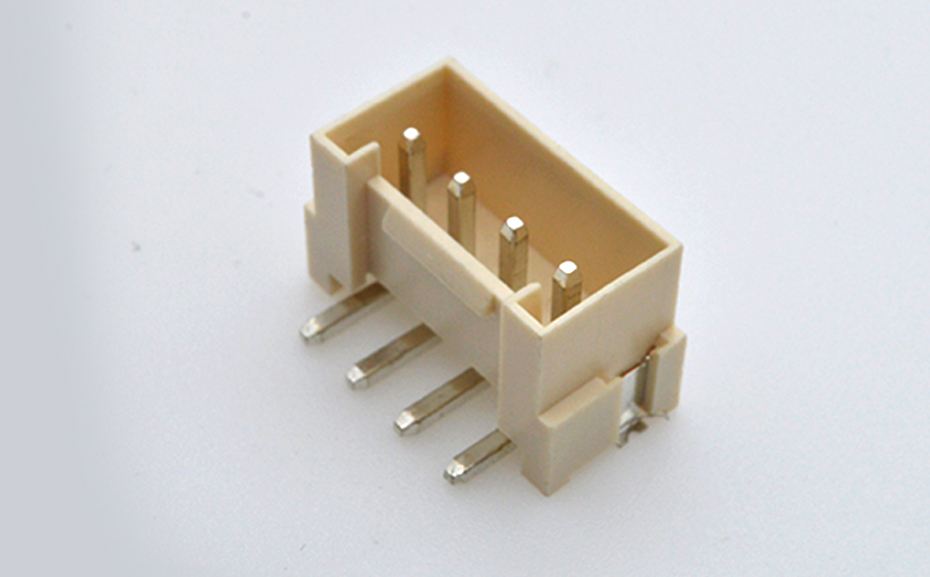 宏利東莞電纜電池組門禁線纜連接器VH3.96mm立式貼片帶扣快速連接器廠家